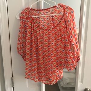 Women’s Orange Blouse